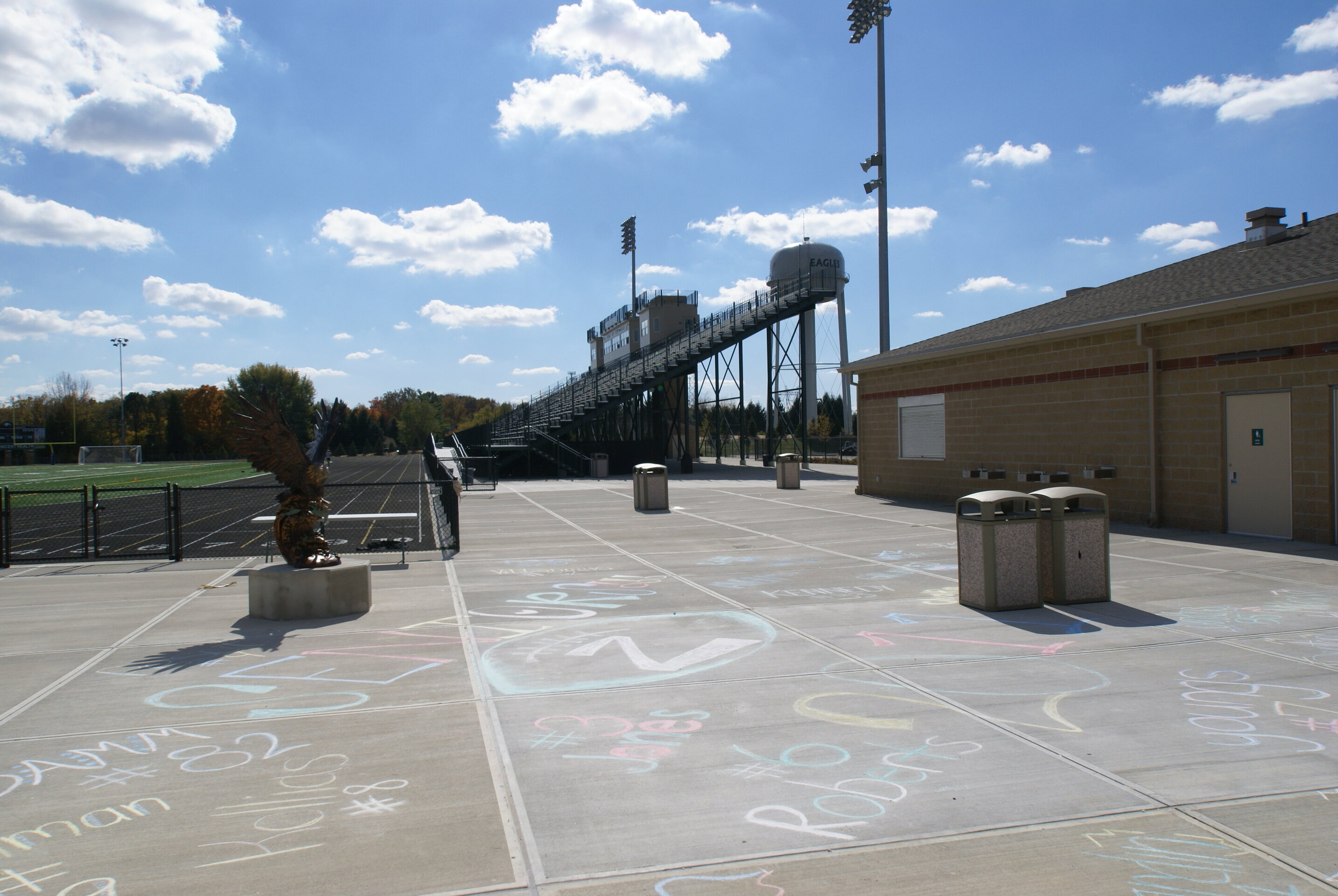 Zionsville High School Athletics - 2 Construction process for Zionsville High School Athletics in Zionsville, IN