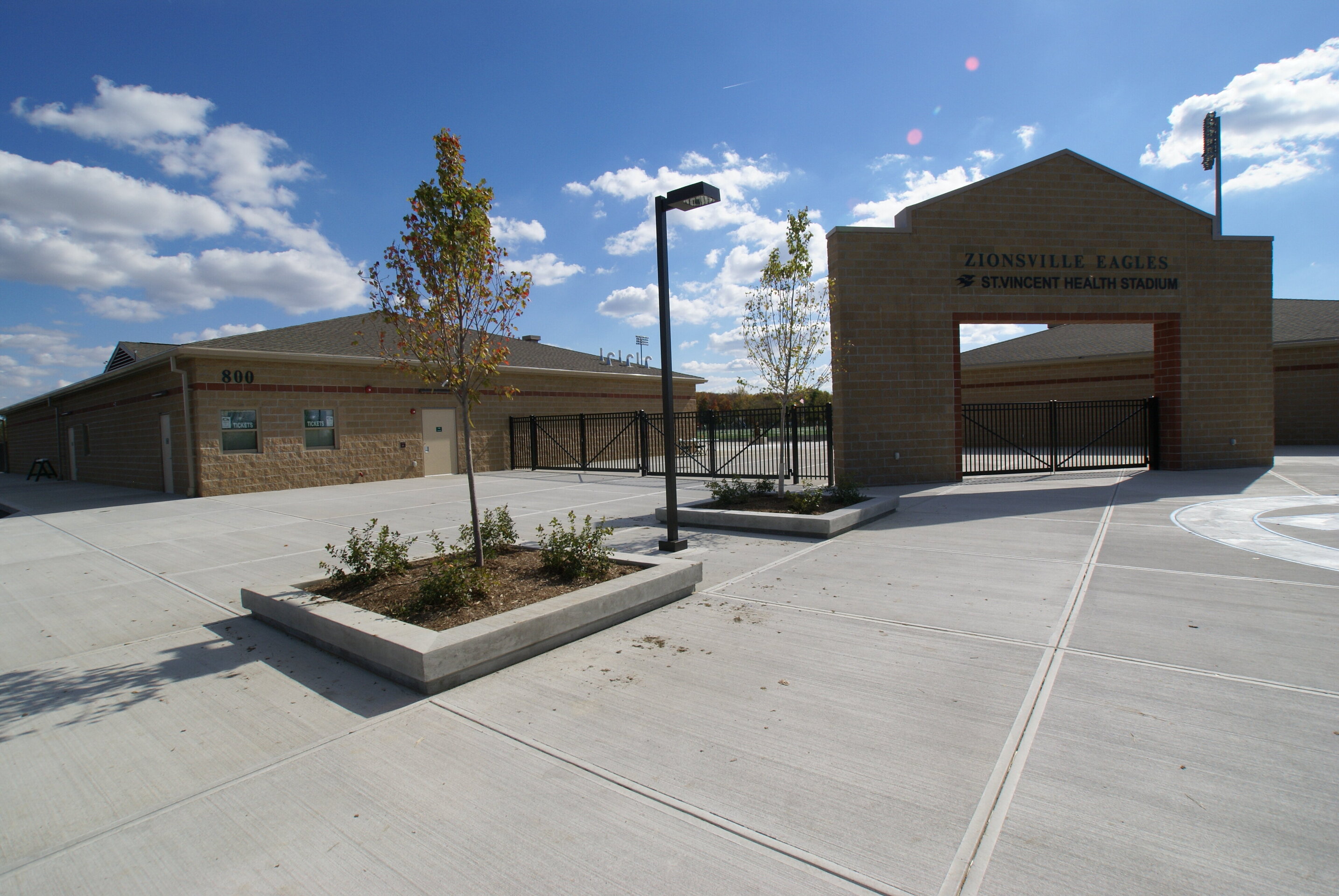 Zionsville High School Athletics - 3 Construction process for Zionsville High School Athletics in Zionsville, IN