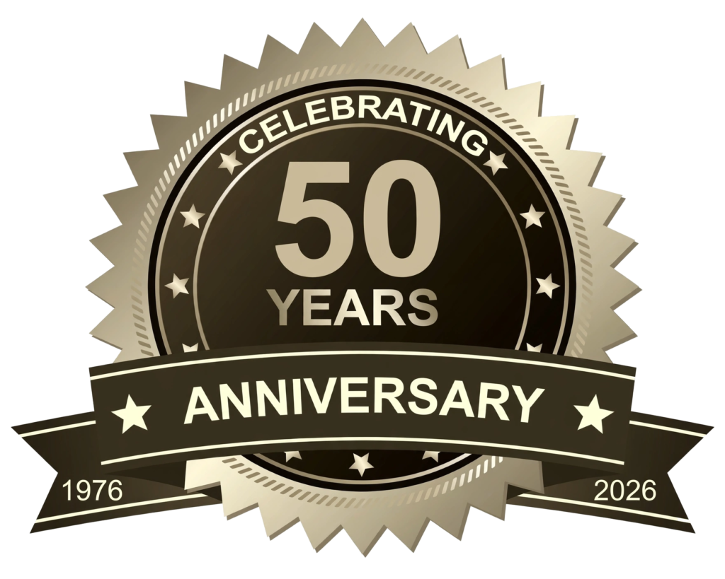 MacDougall Pierce 50th Anniversary badge