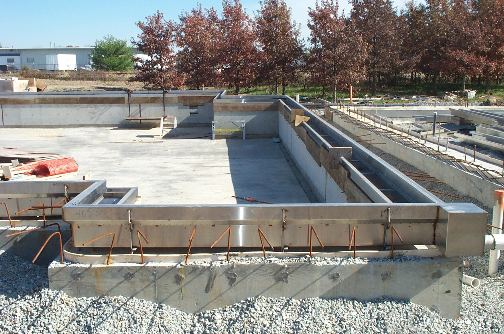 Construction process for Fishers YMCA in Fishers, IN