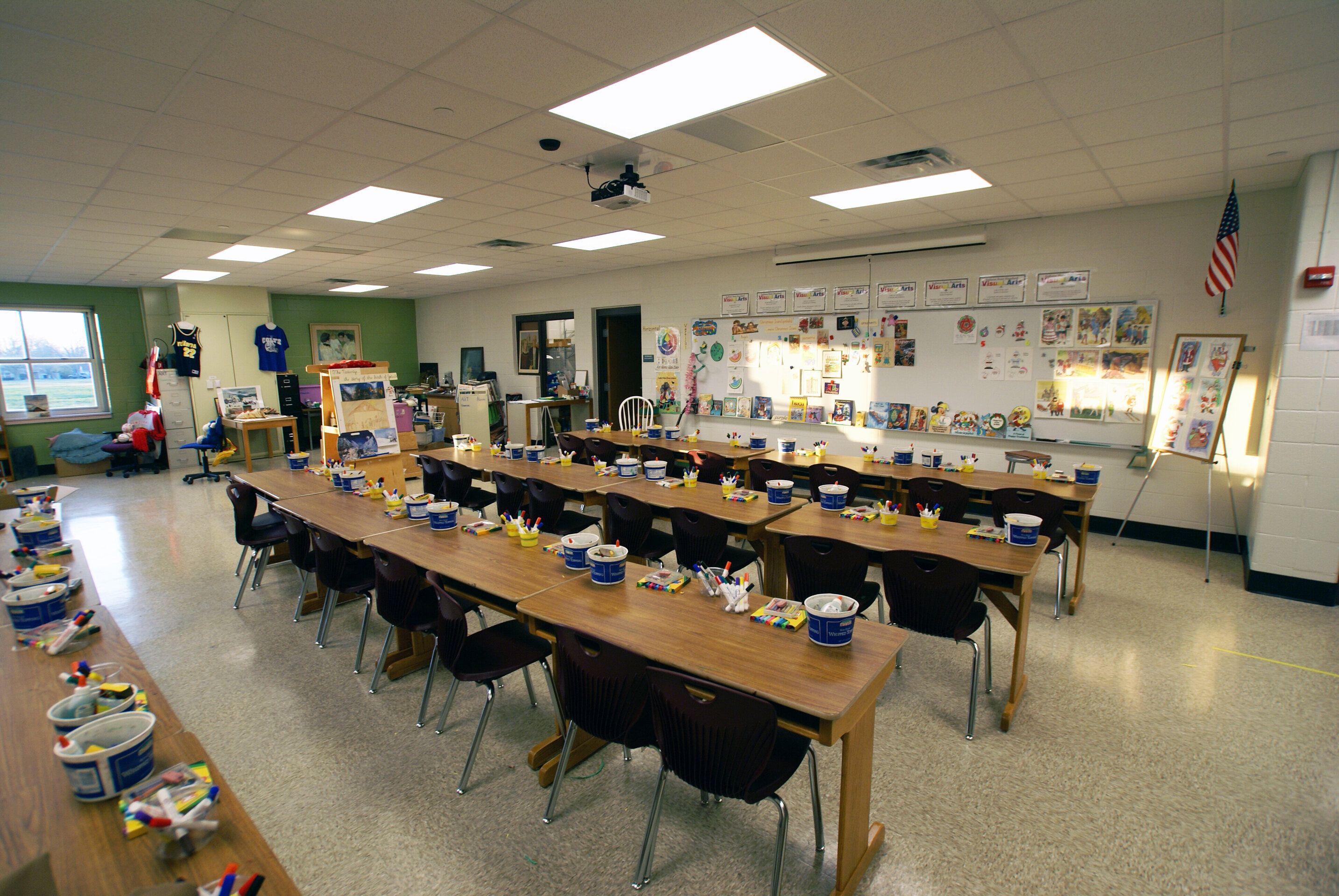 Construction process for I.P.S. School #99 - Mech/Elect Upgrades in Indianapolis, IN