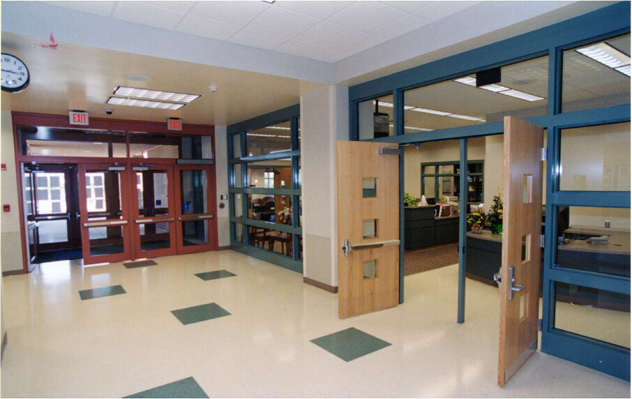 Construction process for Carey Ridge Elementary School in Westfield, IN