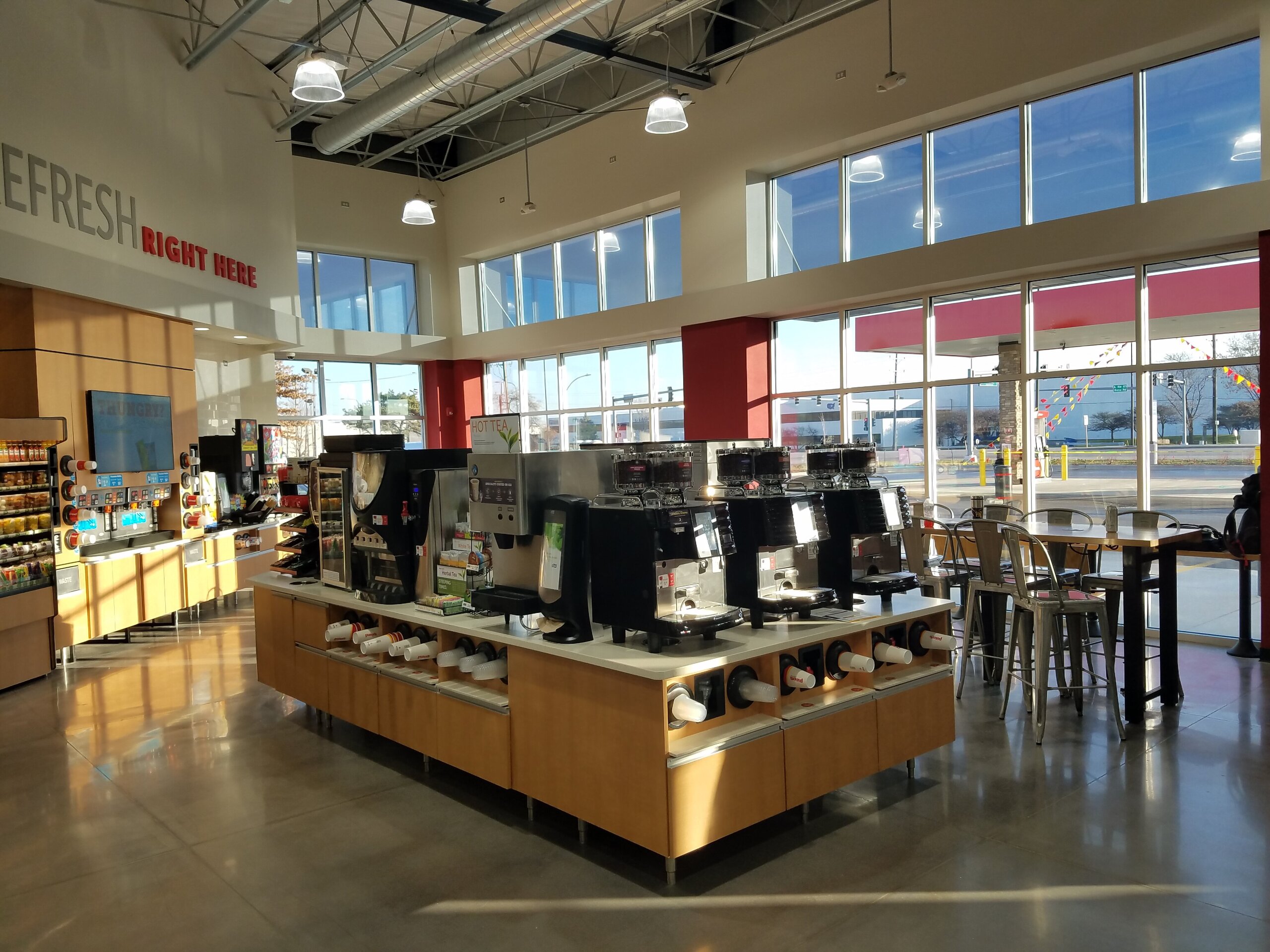 Construction process for Pilot #1114 in Bensenville, Il