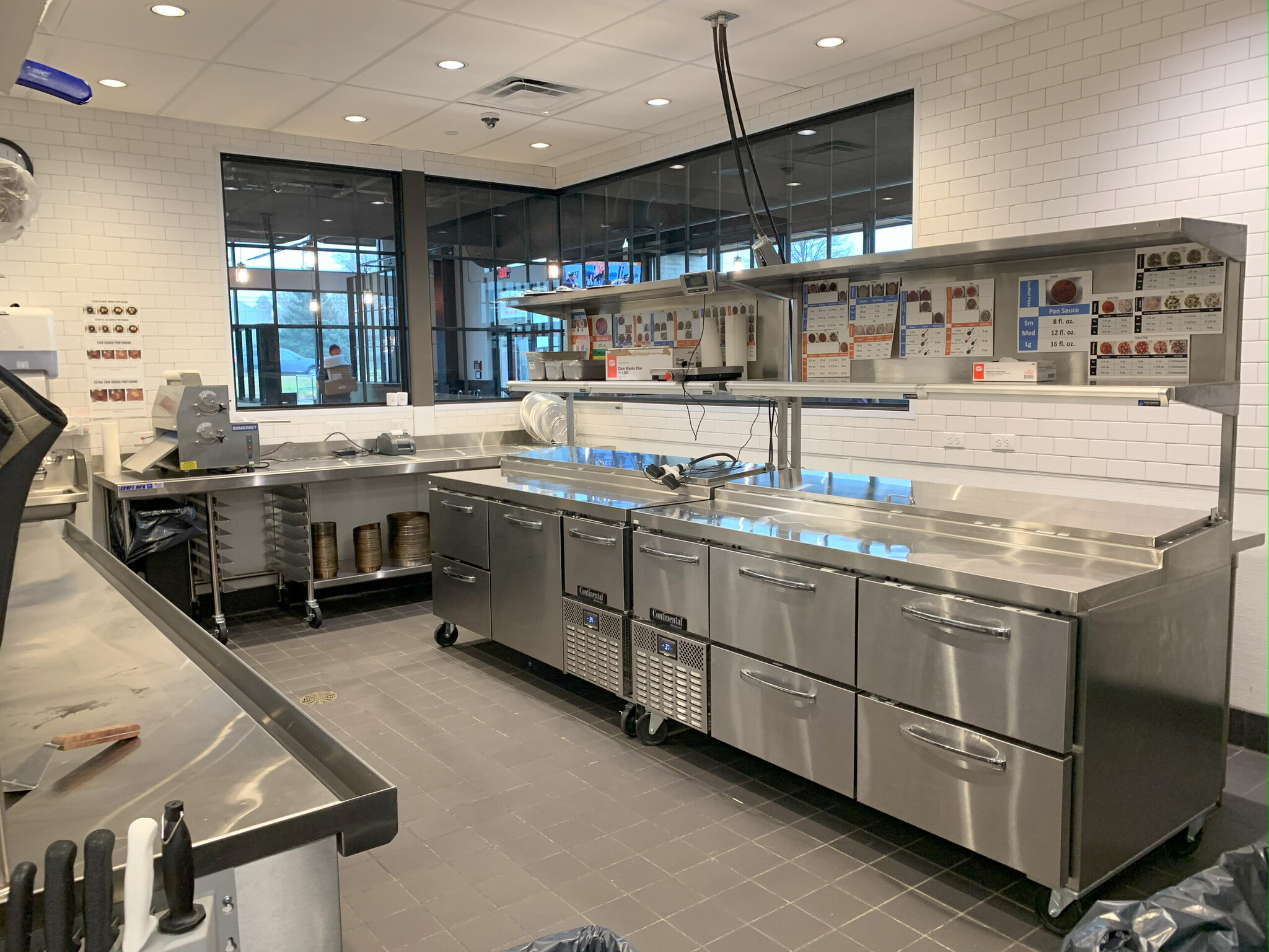 Construction process for Giordano's Pizza - WI in Kenosha, WI