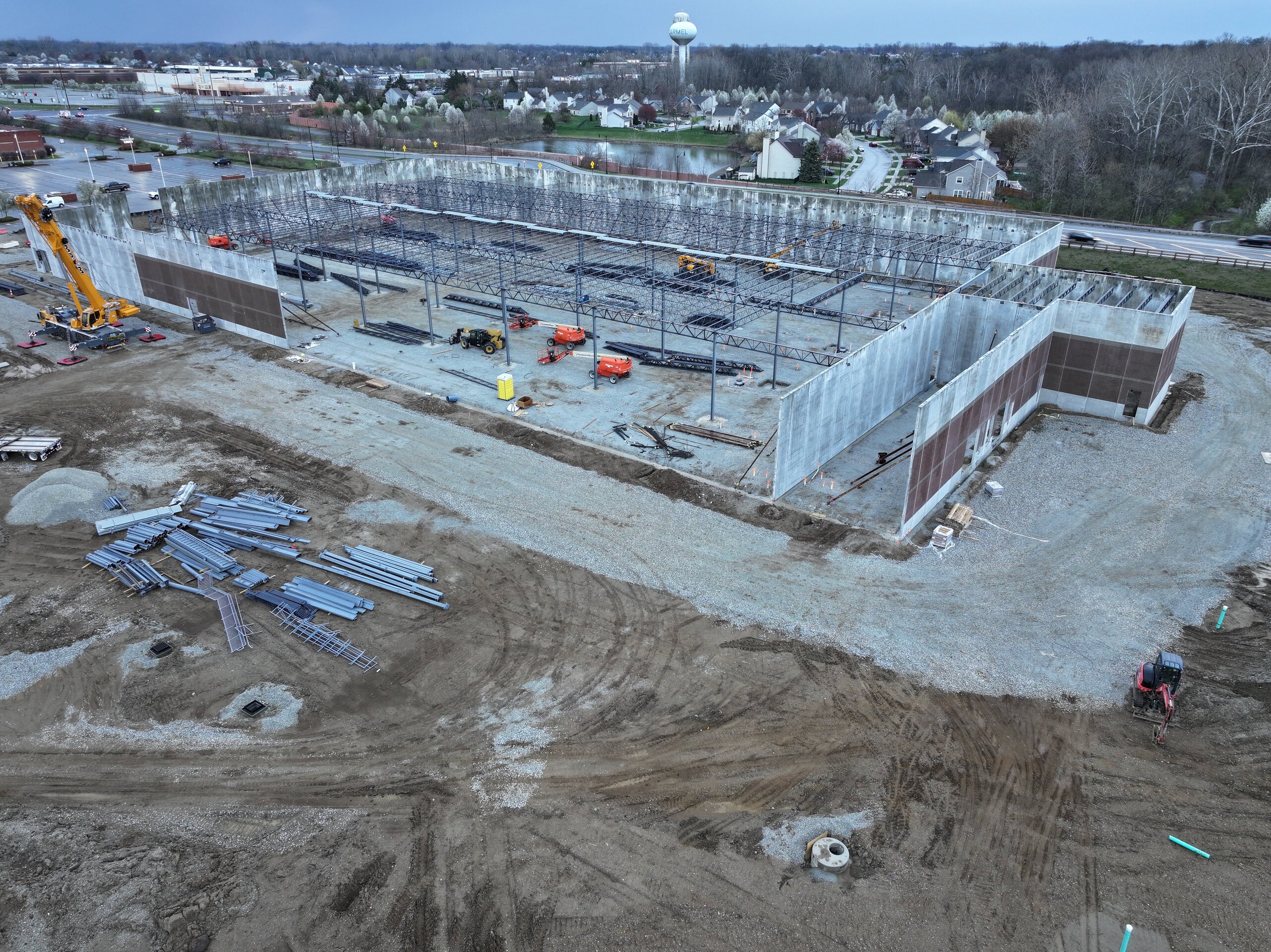 Construction process for BJ's #228 in Carmel, IN