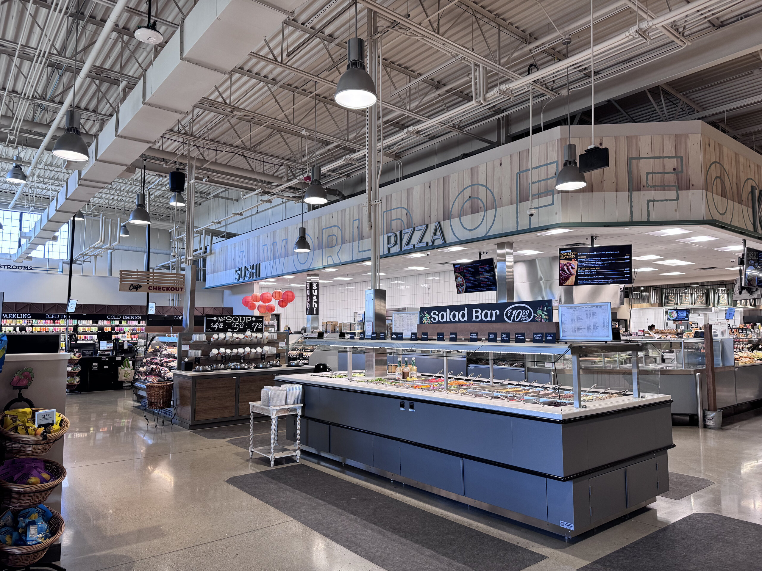 Construction process for Giant Eagle in Westfield, IN