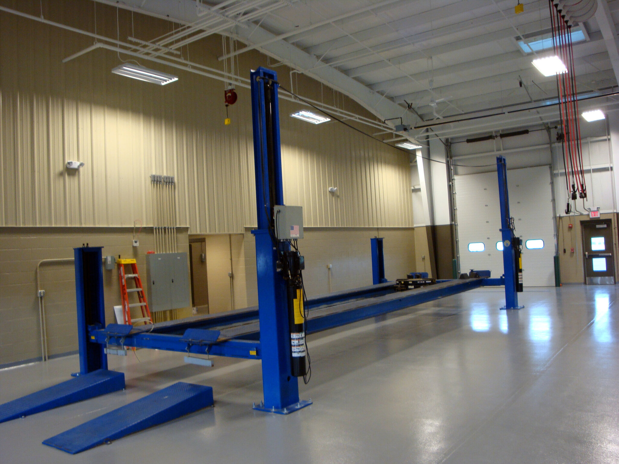 Construction process for Greenwood Schools Transportation in Greenwood, IN