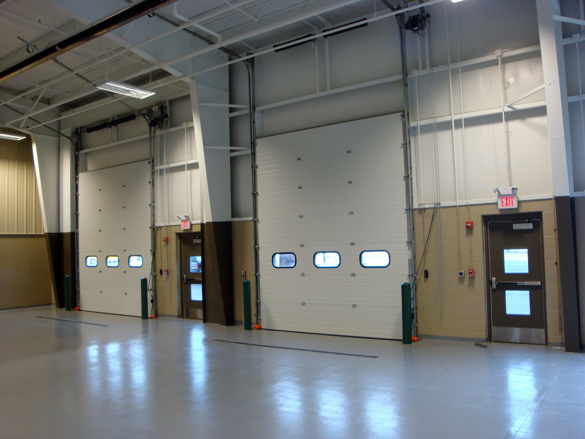 Construction process for Greenwood Schools Transportation in Greenwood, IN