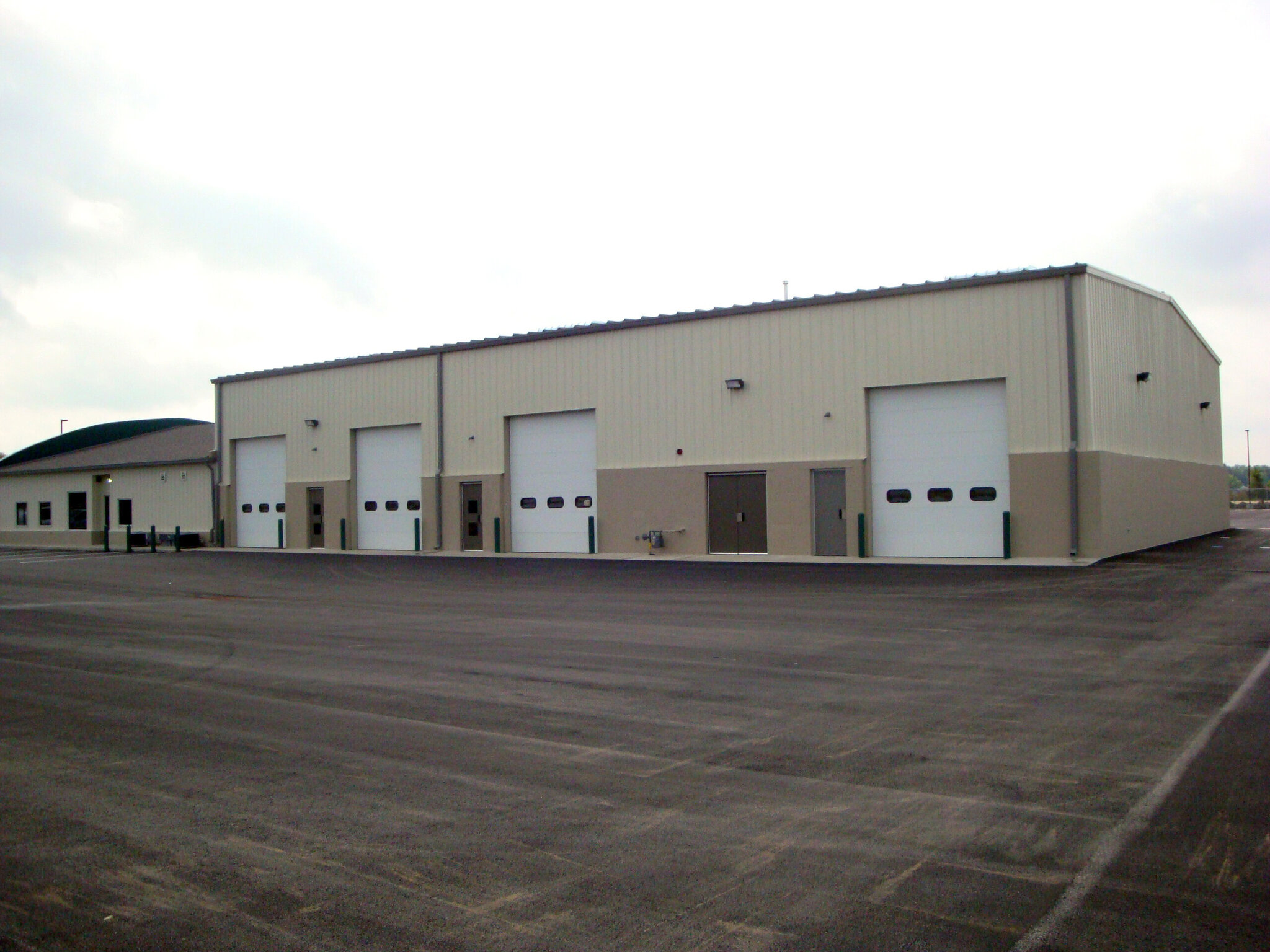 Construction process for Greenwood Schools Transportation in Greenwood, IN